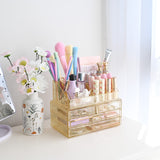 #COMS2915 Acrylic Makeup Organizer & Jewelry Storage Two Pieces Set