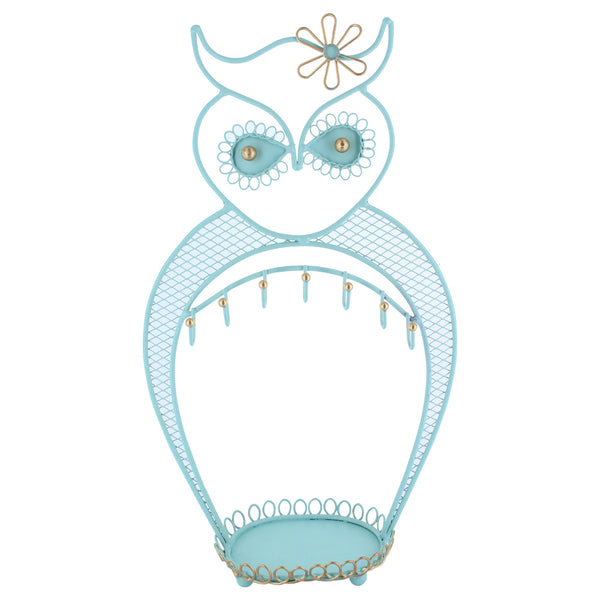 Owl Metal Jewelry Display Stand Hanger Organizer