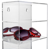 #DP320 Mirrored Back Acrylic Display Case, 5-Level Collection Display Case