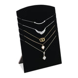 #DPJ7608BK  Bracelet Necklace and Chain Display Pad with Easel