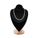 Necklace Chain Jewelry Display Holder, Jewelry Stand With Polishing Cloth, Necklaces Display Bust