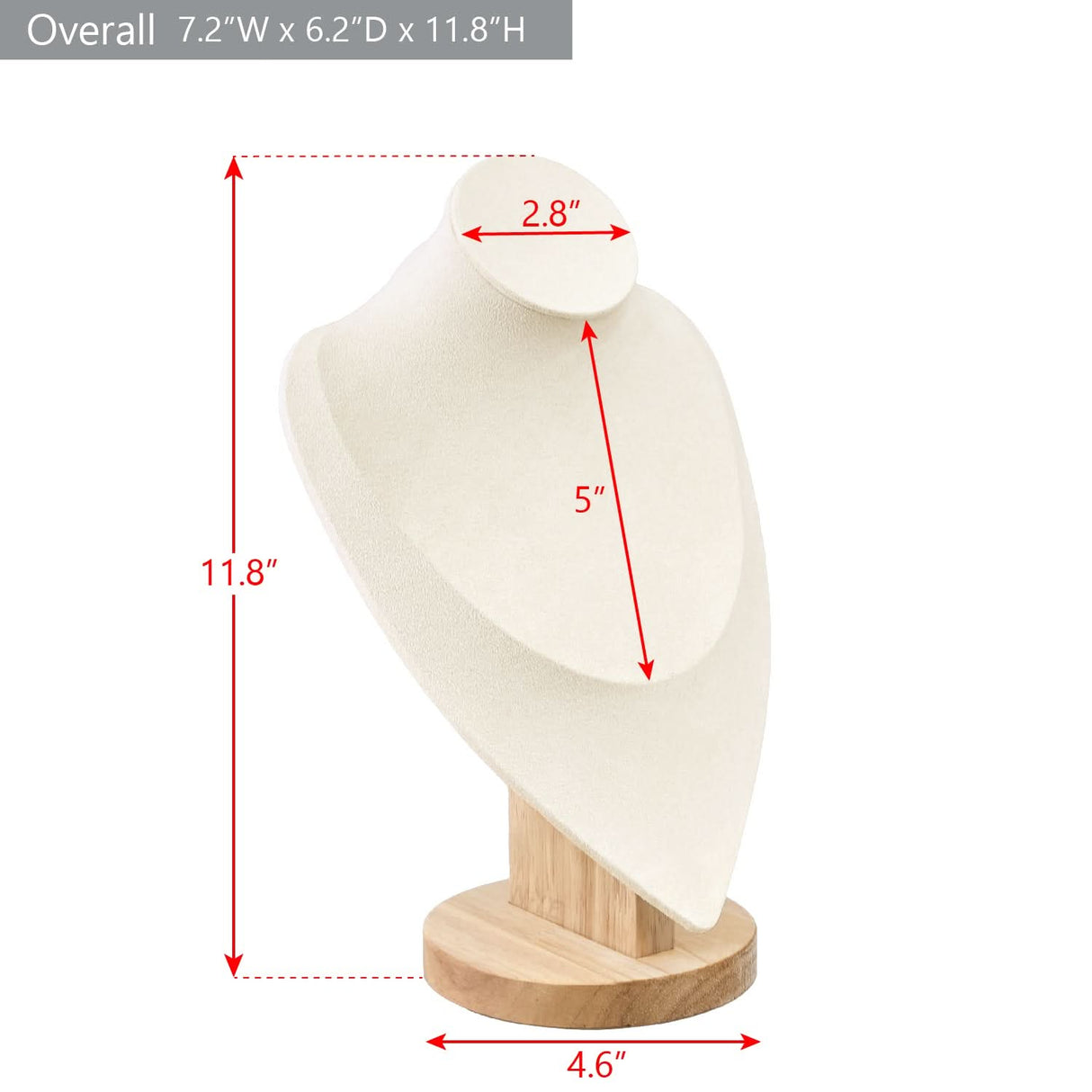 #DPN353LCR Necklace Chain Jewelry Display Holder