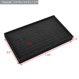 #DPR882BK  Black Velvet (100) Ring Tray