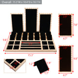 #DPS6700BK  Wood Jewelry Display Set