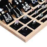 #DPS6700BK  Wood Jewelry Display Set