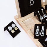 #DPS6700BK  Wood Jewelry Display Set