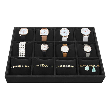 #DPW4512BK  Watch Storage Box, Watch Display Tray, Bangle Display Tray