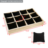 #DPW4512BK  Watch Storage Box, Watch Display Tray, Bangle Display Tray