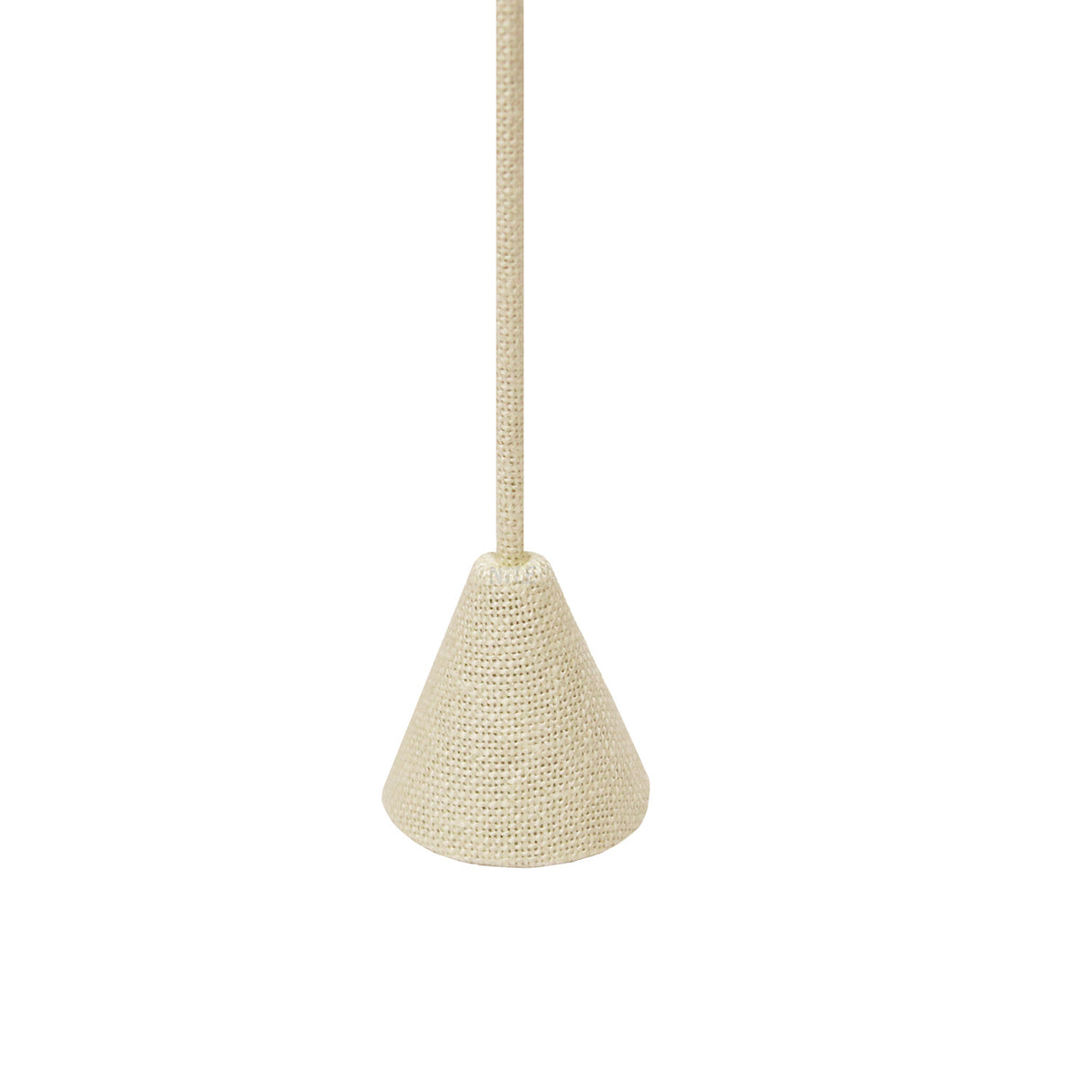 #ED-2402N-LE Medium Metal  T Shape Earring Stand Burlap Linen
