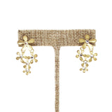 Small "T" Shape Earring Stand Burlap Linen -Nile Corp