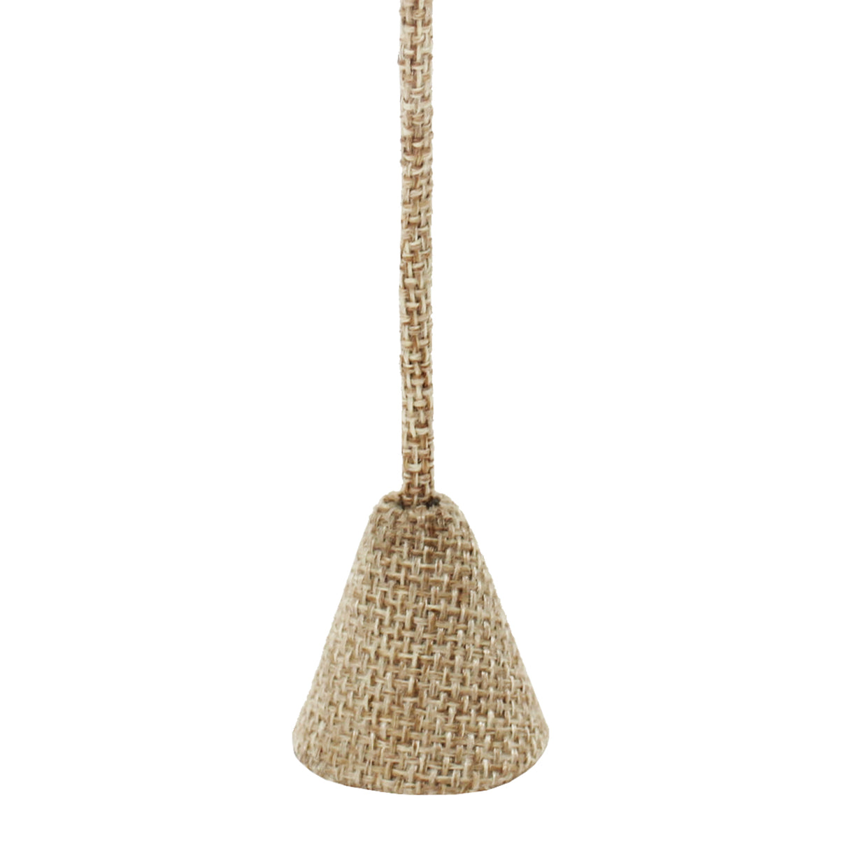 Small "T" Shape Earring Stand Burlap Linen -Nile Corp