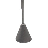 #ED-2412R-SG Steel Grey Leatherette Earring Display Tree