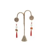 #ED-2413N-N3 Burlap Linen Earring Display Tree