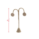 #ED-2413N-N3 Burlap Linen Earring Display Tree