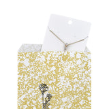 Gold Tone Printed Paper Gift Bags