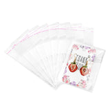 #EN3234 100pcs THANK YOU OPP clear bag with adhesive sealing