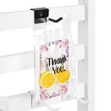 #EN6234 100pcs THANK YOU OPP clear bag with adhesive sealing