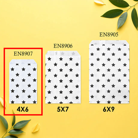 #EN8907x2 Paper Gift Bag in 5 Variety Prints with 200 Stickers
