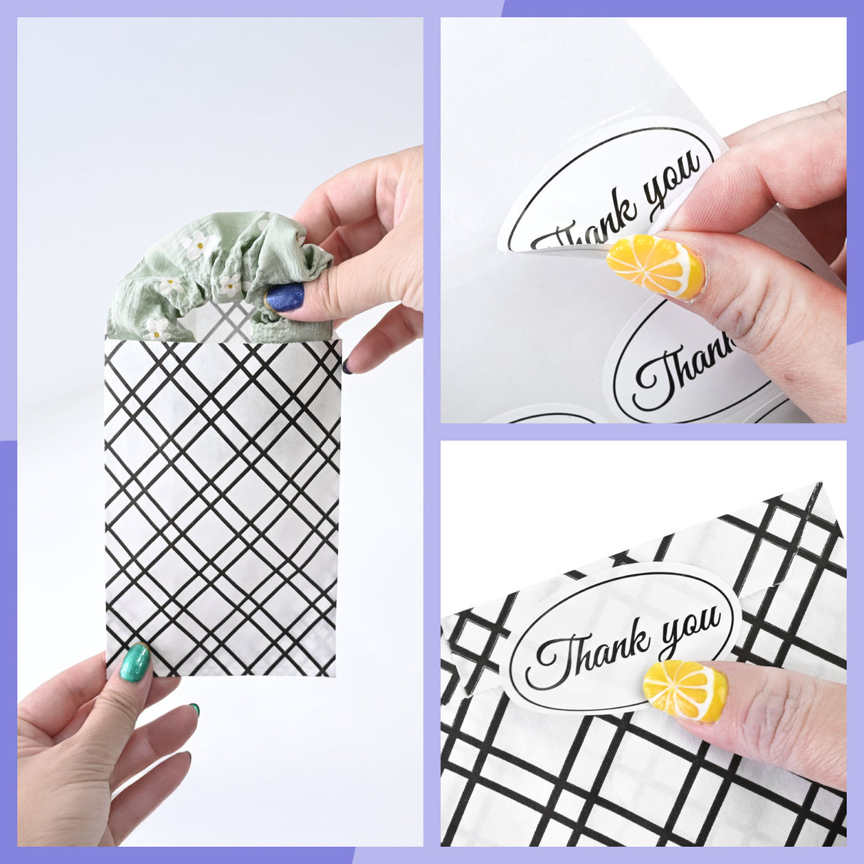 #EN8907x2 Paper Gift Bag in 5 Variety Prints with 200 Stickers