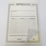 #F202 Two Part appraisal form