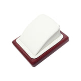 #F35-8 (RW) White Leatherette Pendant Display