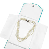 Teal Blue Color Necklace Presentation Jewelry Folder-Nile Corp