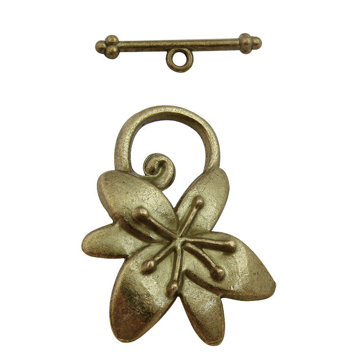 #FPC-541S Pewter Toggle Clasp, 23mm x 35mm