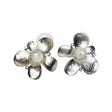 #GIF-578ES Metal Earring Silver Nickel Free Lead Free -Nile Corp