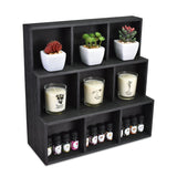 #HOM309 9 compartments Multi-slot shelf cube display  