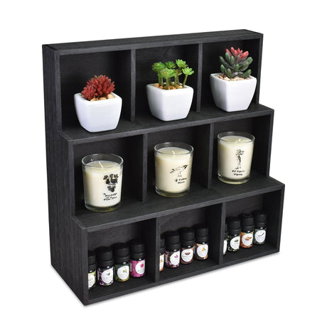 #HOM309 9 compartments Multi-slot shelf cube display  