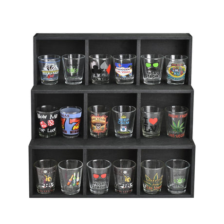#HOM309 9 compartments Multi-slot shelf cube display  