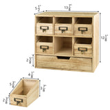 #HOM331 Wooden Desktop Drawers & Craft Supplies Storage Cabinet