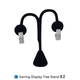 #JWY1203SET 11 Pcs Black Velvet Jewelry Display Set , Earring Holder, Necklace Display, Bracelet Set