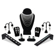 #JWY1221-BK 9 Pcs Jewelry Display Set