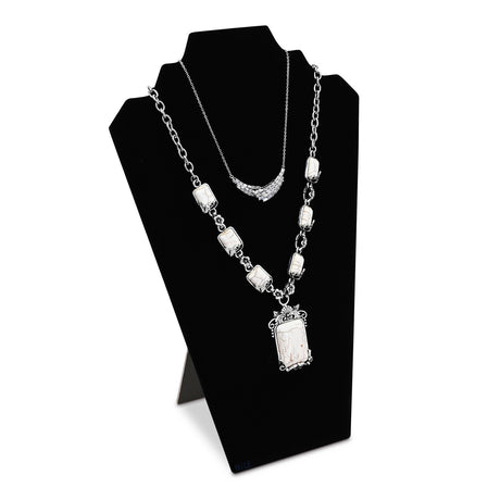 Jewelry Display Set, Necklace Display, Bracelet Earring Organizer, Ring Holder, Premium Black Velvet