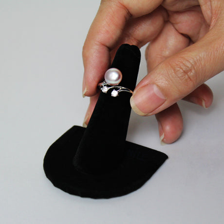 Versatile Black Velvet Jewelry Display Set