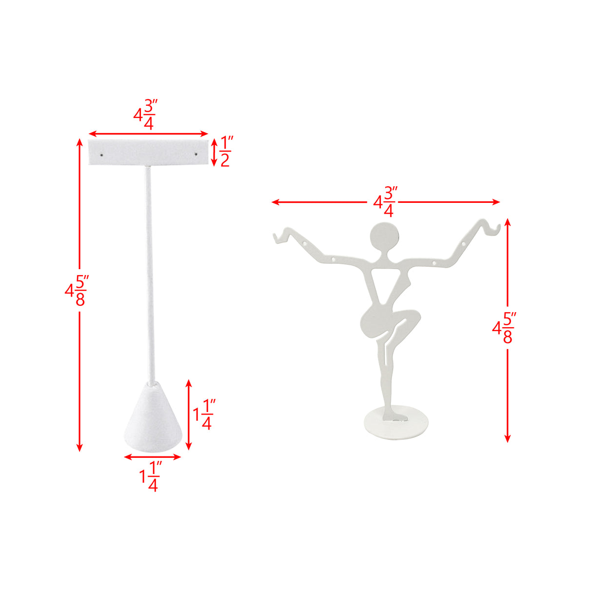#JWY1309-LW 11 Pcs Jewelry Display Set, Necklace, Earring and Ring Set