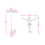 #JWY1309-LW 11 Pcs Jewelry Display Set, Necklace, Earring and Ring Set