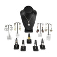 Versatile Premium Black Faux Leather Jewelry Display Set 