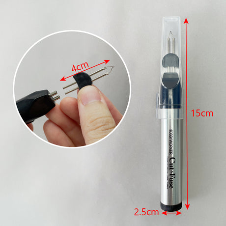 Thread Burner is a one-touch tool for burning threads, ideal for bead weaving and making jewelry.