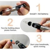 Thread Burner is a one-touch tool for burning threads, ideal for bead weaving and making jewelry.