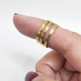 #LD12862 3pcs Copper Jump Ring Finding Tool Open/ Close Tool, Gold