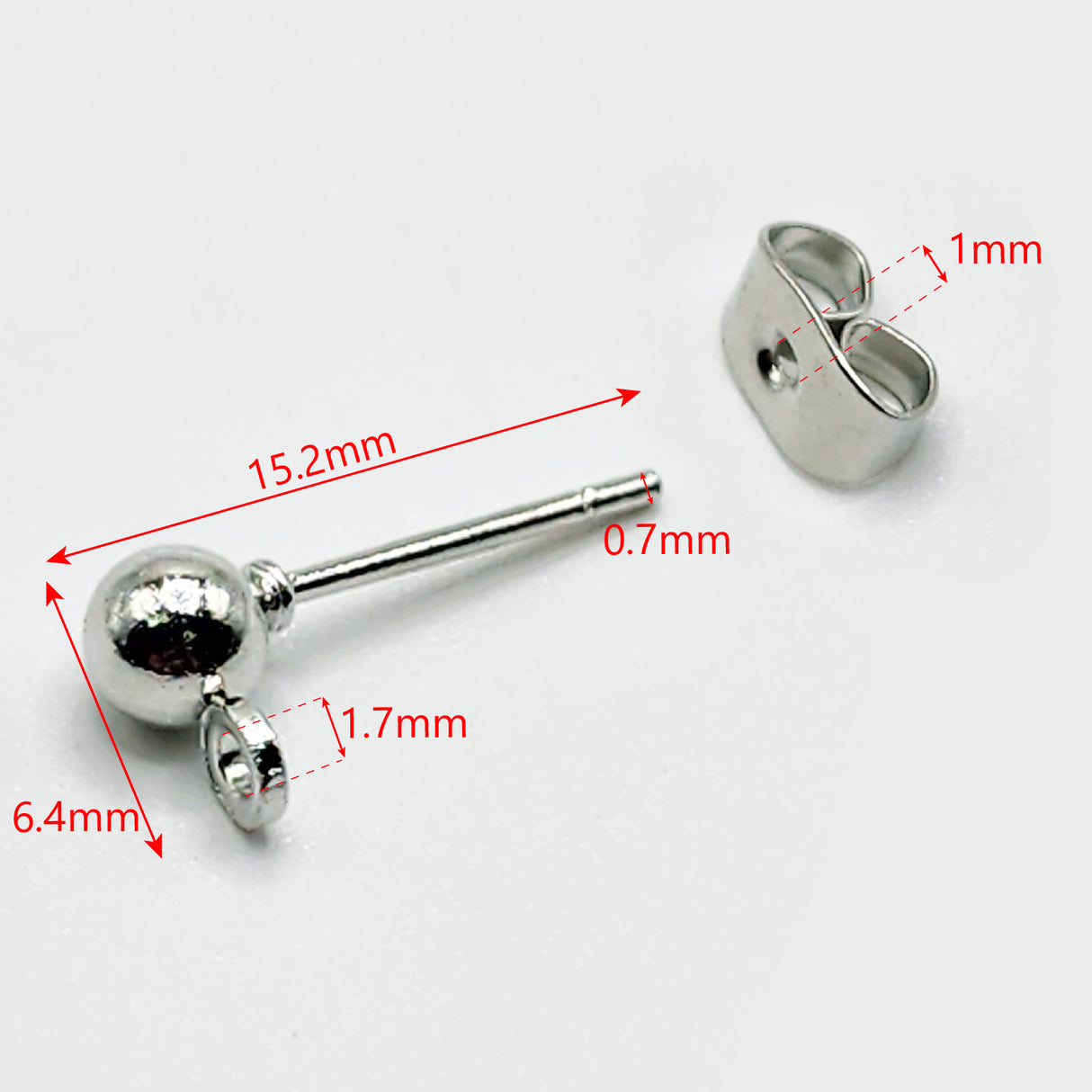 ball post earring stud