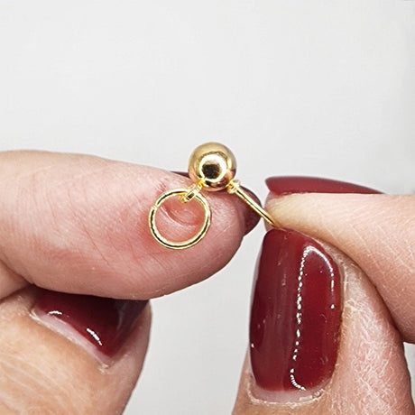 ball post earring stud