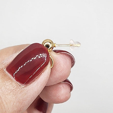 ball post earring stud