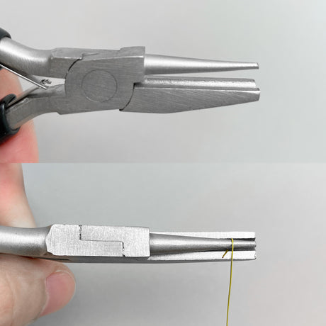 Concave and Round Nose Pliers with Cutter Round Concave Pliers Wire Looping