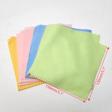 20 Multi-Colored Microfiber Cloths, Ideal for Cleaning Eyeglasses, Cameras, Laptops & More