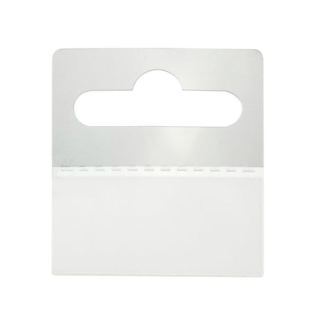100 clear sticky hang tabs and slot hang tags with self-adhesive.
