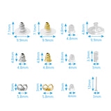 12 different earring backs kit and contains 600pcs