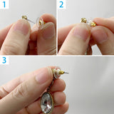 12 different earring backs kit and contains 600pcs
